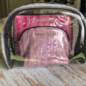 NWT Victoria Secret cosmetic bags